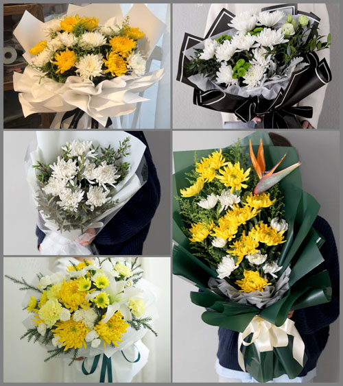 广东江门市江海区滘北街道白事花束代送